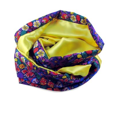 Liberty Art Fabric and Silk Infinity Scarf